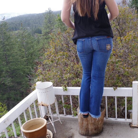 Bell-bottom 7 For All Mankind Size 28 - Picture 6 of 15